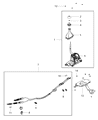 Diagram for 2014 Jeep Cherokee Automatic Transmission Shifter - 5MF471UCAB