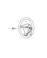 Diagram for 2010 Dodge Viper Steering Wheel - 1EN791GLAA