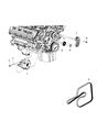 Diagram for 2006 Jeep Grand Cherokee Drive Belt - 53013676AB