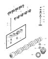 Diagram for Jeep Valve Stem Seal - 5037798AA