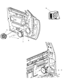 Diagram for 2007 Dodge Dakota Car Speakers - 56046170AA