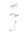 Diagram for 2012 Chrysler 200 Radiator Hose - 5058621AG