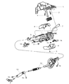 Diagram for 2020 Ram 1500 Automatic Transmission Shift Levers - 68429069AA