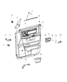 Diagram for 2010 Dodge Ram 2500 Cup Holder - 1LD23XXXAA