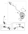 Diagram for Jeep Grand Cherokee PCV Valve Hose - 68166403AC