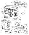 Diagram for 2007 Chrysler PT Cruiser A/C Switch - 55111844AJ