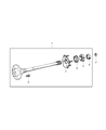 Diagram for 2003 Jeep Grand Cherokee Axle Shaft - 5012820AA