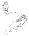 Diagram for Dodge Dakota Tail Pipe - 52103250AC