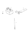 Diagram for Mopar Glow Plug - 68286210AA