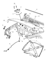 Diagram for Jeep Wrangler Hood - 68146820AA