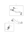 Diagram for 2021 Ram 1500 Crankcase Breather Hose - 53011328AB