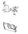 Diagram for 1999 Chrysler Town & Country Transmission Oil Cooler Hose - 4809262AB