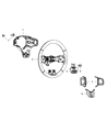 Diagram for 2013 Dodge Challenger Steering Wheel - 1XV11XDVAA