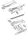 Diagram for 2006 Chrysler Crossfire Axle Beam - 5096669AA