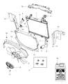 Diagram for Dodge Dakota Radiator - 55056506AE