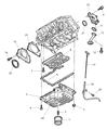 Diagram for 1998 Chrysler Concorde Dipstick - 4663790AB