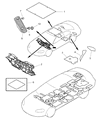 Diagram for 2003 Chrysler Sebring Dash Panels - MR320765