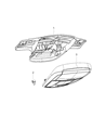 Diagram for 2020 Dodge Charger Dome Light - 5LN18DX9AD