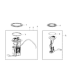 Diagram for Ram ProMaster 3500 Fuel Pump Gasket - 68079799AA