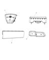 Diagram for 2011 Dodge Journey Air Bag - 68083483AC