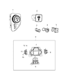 Diagram for Jeep Renegade A/C Switch - 6MF42LXHAA