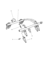 Diagram for Dodge Ram Van Fuel Rail - 53031763AC