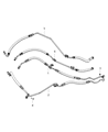 Diagram for 2011 Chrysler 300 Power Steering Hose - 4584564AC