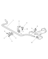 Diagram for Chrysler Crossfire Sway Bar Kit - 5098980AA