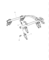 Diagram for Dodge Ram 2500 Fuel Rail - 5096292AA