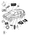 Diagram for 1998 Jeep Grand Cherokee Air Bag - 5GJ01JX8AA