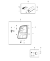 Diagram for Dodge Ram 1500 Tail Light - 55277415AA