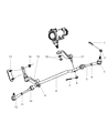 Diagram for 1998 Dodge Durango Drag Link - 52039276