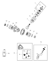 Diagram for Ram 5500 Pinion Bearing - 68456979AA