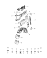 Diagram for Ram Wheelhouse - 68396521AA