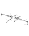 Diagram for Dodge Ram 1500 Rack And Pinion - R5366383AJ