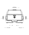 Diagram for 2019 Ram 2500 Tail Light - 68361725AD