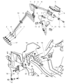 Diagram for 2006 Dodge Ram 1500 Brake Line - 55366348AC