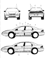 Diagram for 1997 Chrysler Concorde Door Moldings - PT00SX8