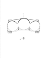 Diagram for Dodge Avenger Instrument Cluster - 56044914AC