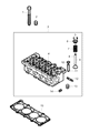 Diagram for 2018 Jeep Wrangler Cylinder Head Gasket - 68402585AA