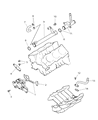 Diagram for 1997 Dodge Caravan Water Pump - MD973940