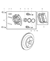 Diagram for 2005 Jeep Wrangler Brake Disc - 2AMV8411AA