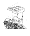 Diagram for 2008 Chrysler Town & Country Engine Cover - 4593809AB