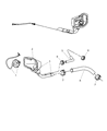 Diagram for Dodge Ram 3500 Fuel Filler Neck - 52102594AB