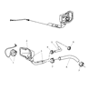 Diagram for 2004 Dodge Ram 3500 Fuel Filler Neck - 52102594AB