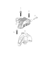 Diagram for Jeep Cherokee Transmission Mount - 68325563AC