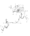 Diagram for Ram 4500 Brake Line - 68225260AE