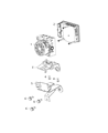 Diagram for 2016 Dodge Dart ABS Control Module - 68299808AB