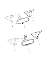 Diagram for Jeep Cherokee Mirror Cover - 6FX59DX9AB