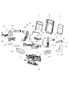 Diagram for 2013 Dodge Grand Caravan Armrest - 1HU61DX9AA